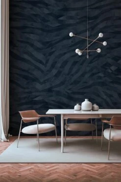 Eclectic Zebra Dark Blue -Belartestudio Shop DarkElegance EclecticZebra BAS01409024 DarkBlue 1