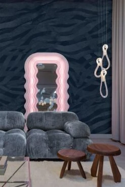 Eclectic Zebra Dark Blue