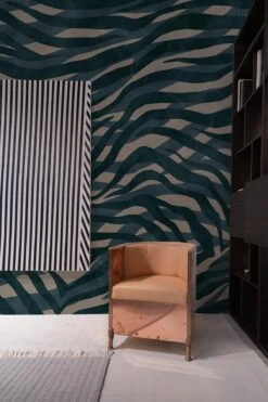 Eclectic Zebra Teal -Belartestudio Shop DarkElegance EclecticZebra BAS01411027 Teal 2