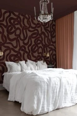 Intertwined Dark Wine