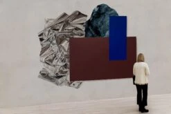 Metallic Graphic Art Mixed Multi -Belartestudio Shop DarkElegance MetallicGraphicArt BAS01412063 MixedMulti 1