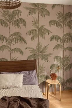 Vintage Palm Tree Soft Pink 8 Vintage Palm Tree Soft Pink -Belartestudio Shop DecoDecadens VintagePalmTree BAS01601031 SoftPink 3