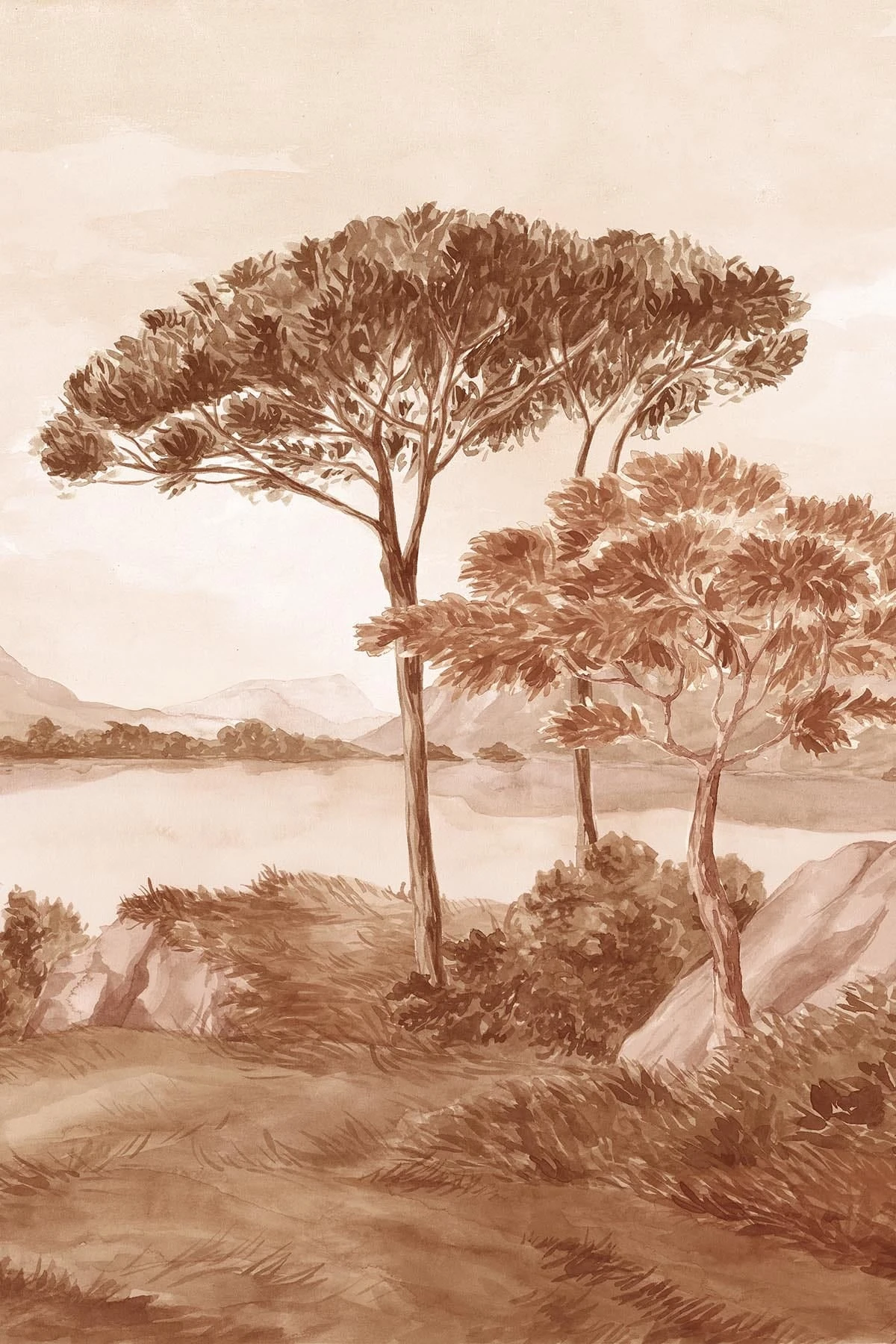 French Landscape Terracotta 2 French Landscape Terracotta - Image 2