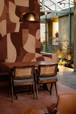 Geometric Deco Terracotta