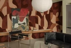 Geometric Deco Terracotta -Belartestudio Shop DesertHaze GeometricDeco BAS07203103 Terracotta 3