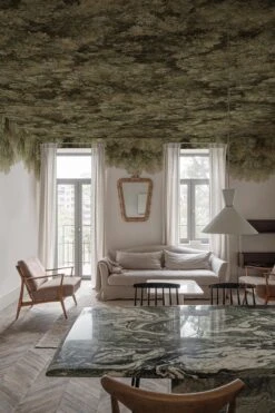 Wild Forest Olive Green -Belartestudio Shop EarthModernism SkyWildForest BAS07004095 OliveGreen 4 rinalovko studio 1