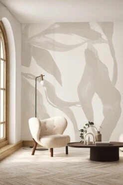 Abstract Leaf Pale Beige -Belartestudio Shop EarthyArtistic AbstractLeaf BAS02507076 PaleBeige 4 91416bef 55e1 4056 b999 76b30c217ae6