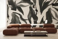 Abstract Leaf Black -Belartestudio Shop EarthyArtistic AbstractLeaf BAS02508010 Black 4