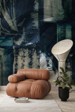 Deconstructed Art Dark Blue -Belartestudio Shop EarthyArtistic DeconstructedArt BAS02509024 DarkBlue 1