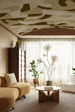 Geometric Art Olive Green -Belartestudio Shop EarthyArtistic GeometricArt BAS02505095 OliveGreen 1