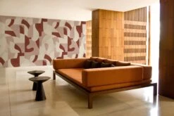 Geometric Art Rust Red 9 Geometric Art Rust Red -Belartestudio Shop EarthyArtistic GeometricArt BAS02506096 RustRed 7