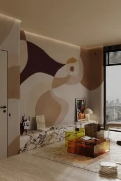 Abstract Pastel Beige -Belartestudio Shop EarthyPastels AbstractPastels BAS07605090 Beige 3 anastasiasorochin