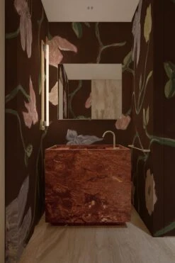 Iris Garden Brown -Belartestudio Shop EarthyPastels IrisGarden BAS07606070 Brown 2 bogdanovabureau