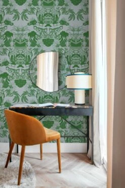 Toile DeMedallion Green -Belartestudio Shop EclecticBohemian ToiledeMedallion BAS02711040 Green 2
