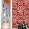Toile DeMedallion Red
