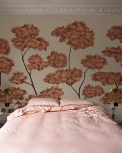 Woodland Forest Rust Red -Belartestudio Shop EclecticBohemian WoodlandForest BAS02709096 RustRed 1