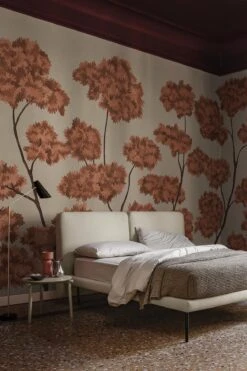 Woodland Forest Rust Red -Belartestudio Shop EclecticBohemian WoodlandForest BAS02709096 RustRed 3