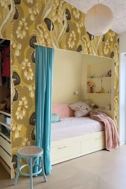 Snake Meadow Yellow -Belartestudio Shop EclecticBohemian WoodlandForest BAS02710050 Yellow 3