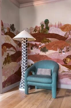 Eclectic Landscape Pink