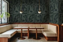 Flower Silhouette Teal -Belartestudio Shop ElectricDeco FlowerSilhouette BAS06410027 Teal 4