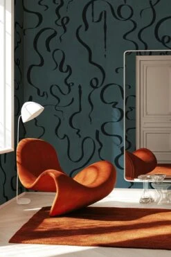 Swirling Lines Blue -Belartestudio Shop ElectricDeco SwirlingLines BAS06407020 Blue 1