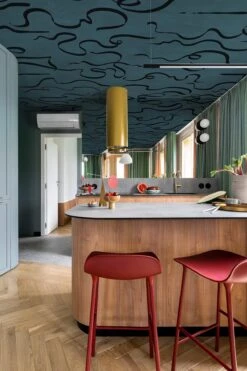 Swirling Lines Blue -Belartestudio Shop ElectricDeco SwirlingLines BAS06407020 Blue 4