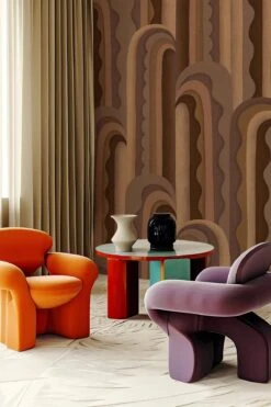 Wavy Arch Brown -Belartestudio Shop ElectricDeco WavyArch BAS06404070 Brown 4