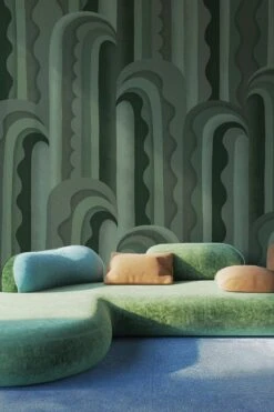 Wavy Arch Green -Belartestudio Shop ElectricDeco WavyArch BAS06404070 Green 4