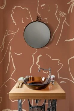 Floating Bodies Rust Red -Belartestudio Shop FadedMemories FloatingBodies BAS04003096 RustRed 2