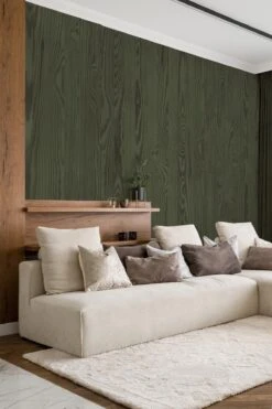 Wood Wallpaper Green Pine Wood -Belartestudio Shop GreenNature Wood BAS02201092 GreenPineWood 3