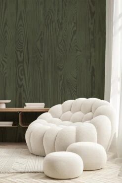 Wood Wallpaper Green Pine Wood