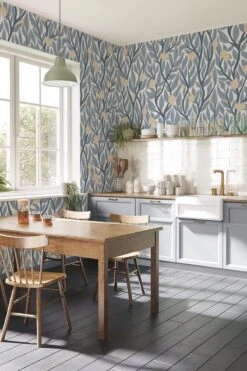 Citrus Tree Dusty Blue -Belartestudio Shop HeritageBlue CitrusTree BAS02001023 DustyBlue 3