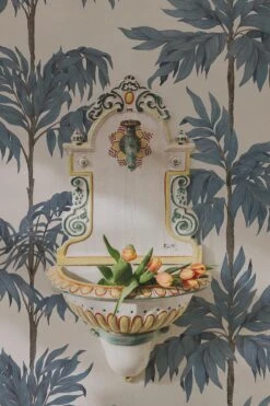 Vintage Palm Tree Small Blue 13 Vintage Palm Tree Small Blue -Belartestudio Shop HeritageBlue PalmTreeSmall BAS02003028 VintageBlue 2