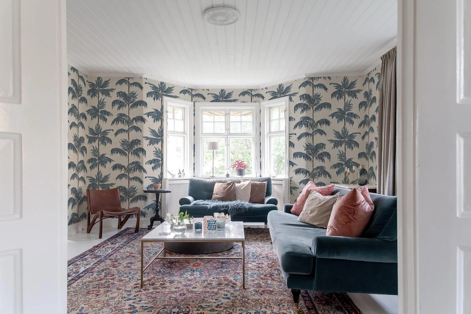 Vintage Palm Tree Small Blue 9 Vintage Palm Tree Small Blue - Image 9