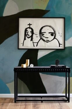 Bold Shapes Teal -Belartestudio Shop IndustrialElements BoldShapes BAS06002027 Teal 3