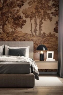 Tapestry Landscape Rust Red