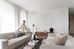 Plaster Lines White -Belartestudio Shop JapandiEssence PlasterArt BAS01005001 White 1