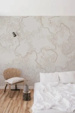 Abstract Sketch Pale Beige -Belartestudio Shop JapandiRevival AbstractSketch BAS01504076 PaleBeige 1