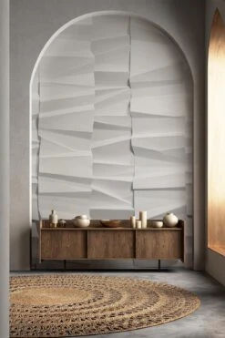 Origami Folds White -Belartestudio Shop JapandiRevival OrigamiFolds BAS01007001 White 1