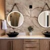 Marble Wall Mural Light Brown