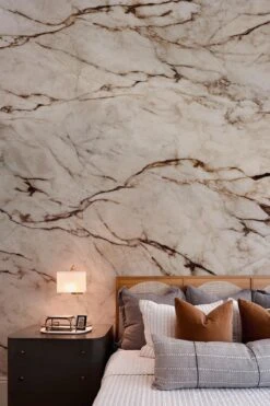 Marble Wall Mural Light Brown -Belartestudio Shop JapandixIbiza MarbleWallMural BAS03403077 LightBrown 3