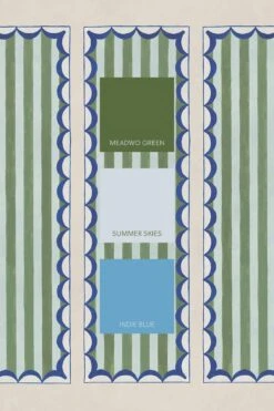 Scallop Panel Green/Blue -Belartestudio Shop KOIxBelartestudio ScallopPanel BAS05412112 GreenBlue 11