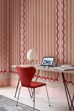 Scallop Panel Pink/Red -Belartestudio Shop KOIxBelartestudio ScallopPanel BAS05414114 PinkRed 1