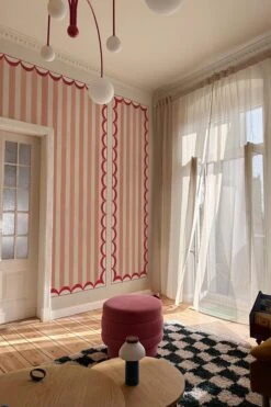 Scallop Panel Pink/Red -Belartestudio Shop KOIxBelartestudio ScallopPanel BAS05414114 PinkRed 3