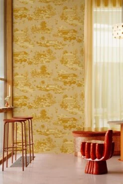 The Oslo Toile Yellow -Belartestudio Shop KOIxBelartestudio TheOsloToile BAS05416050 Yellow 2