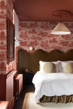 The Oslo Toile Terracotta -Belartestudio Shop KOIxBelartestudio TheOsloToile BAS05417103 Terracotta 3