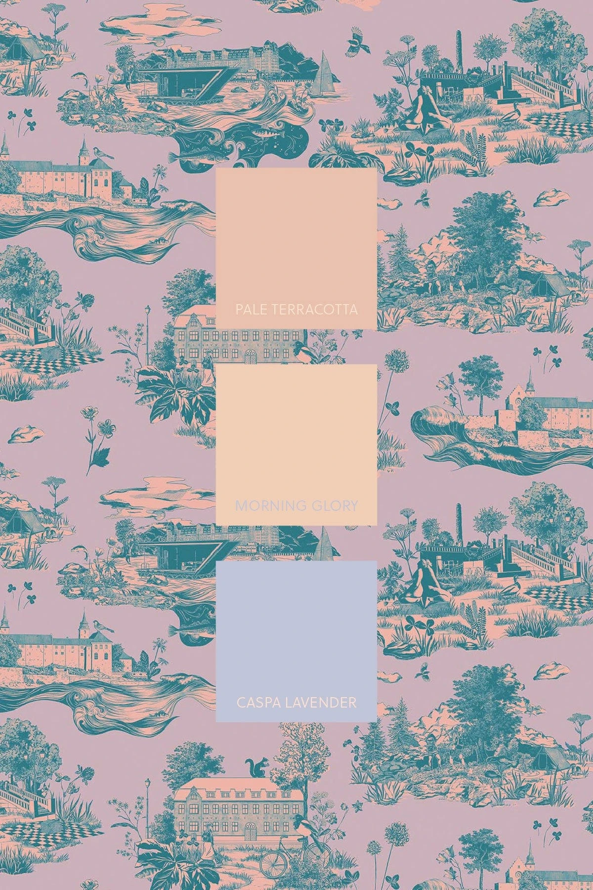 The Oslo Toile Lavender 5 The Oslo Toile Lavender - Image 5