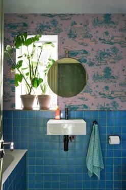 The Oslo Toile Lavender 8 The Oslo Toile Lavender -Belartestudio Shop KOIxBelartestudio TheOsloToile BAS05419098 Lavender 3