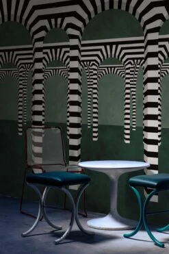 Striped Archway Green