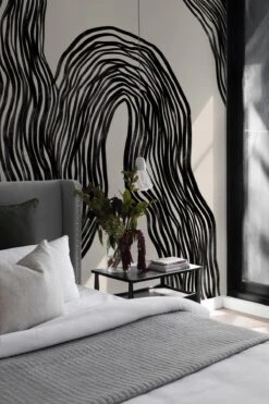 Flowline Black -Belartestudio Shop MinimalisticPoetry Flowline BAS00203010 Black 2